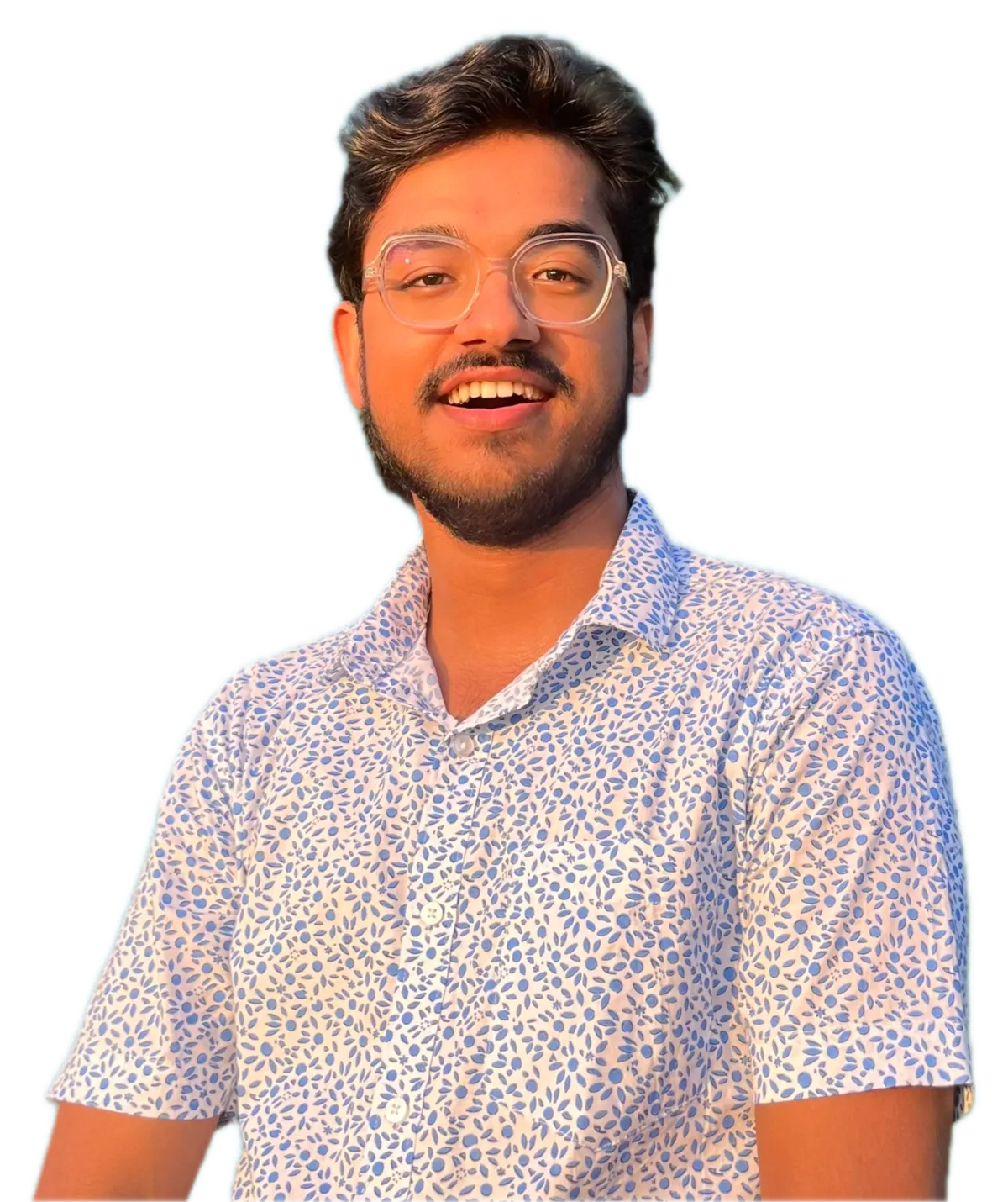 Ayush Bhattacharjee, founder of Steadfast, smiling